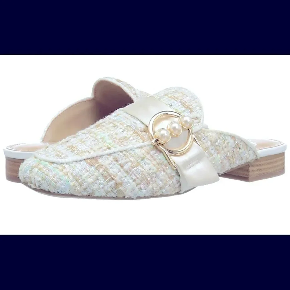 🎀The Fix Dafnee Loafers slide with Pearl Size:9